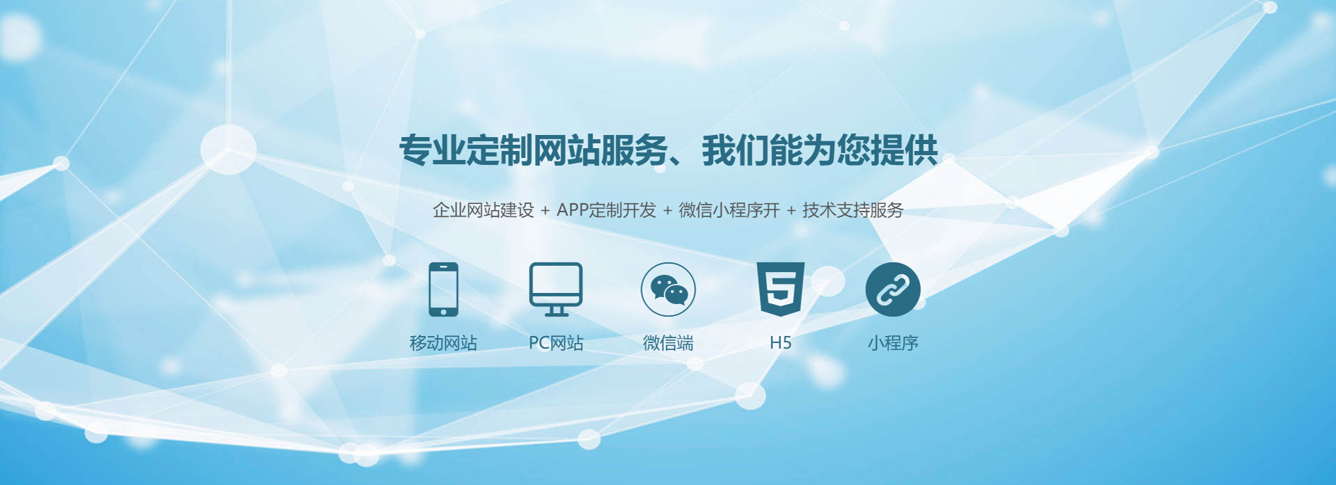 專業定制網站服務，企業網站、APP、小程序開發